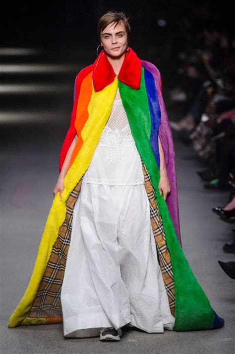 burberry 2018 rainbow show|burberry runway collection.